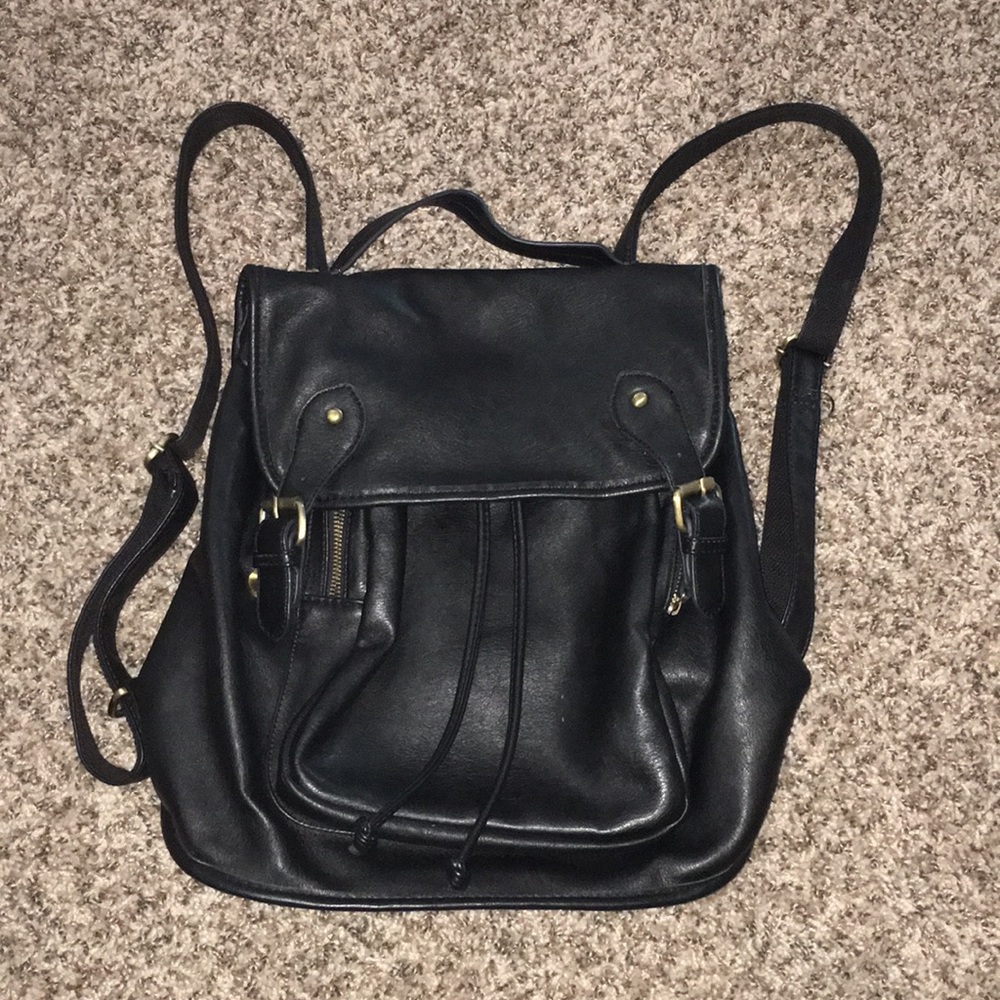 Brandy Melville Leather Backpack